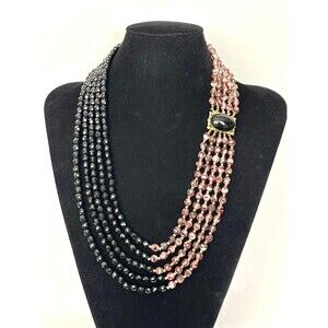 Original by Robert vintage Multistrand statement Necklace Runway Jewelry 1960